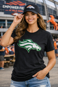 Glittery Broncos tee
