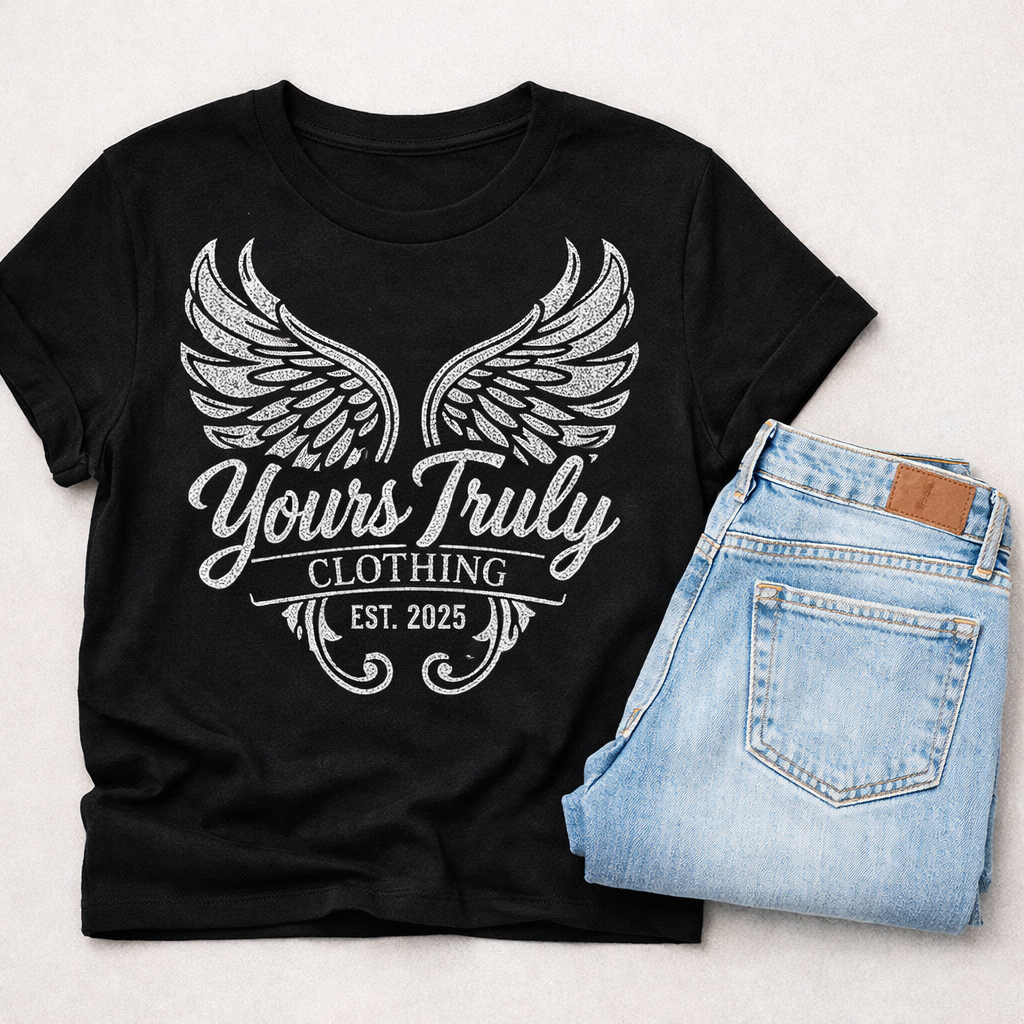 Yours Truly Butterfly wings Tee