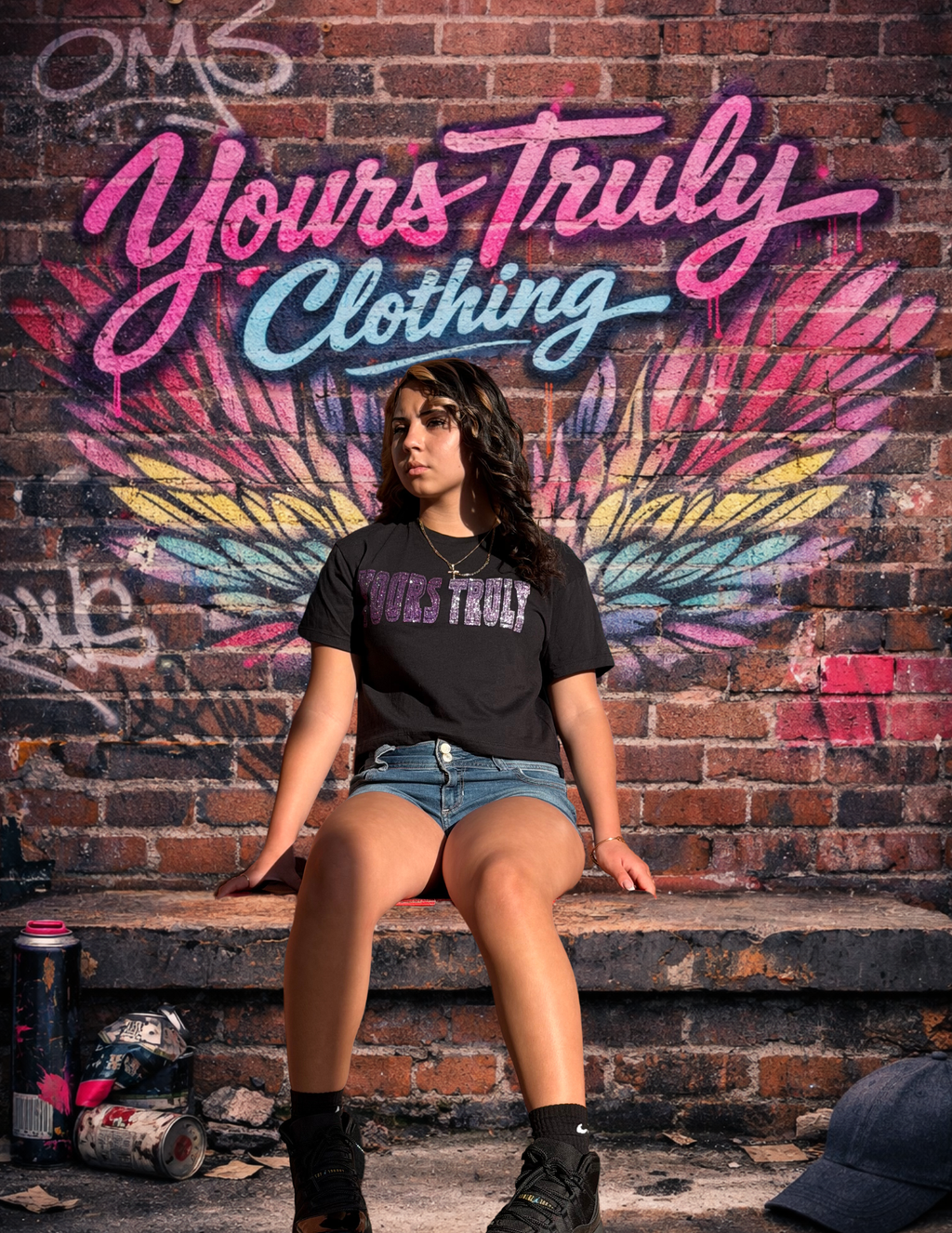 Yours Truly Crop Tee