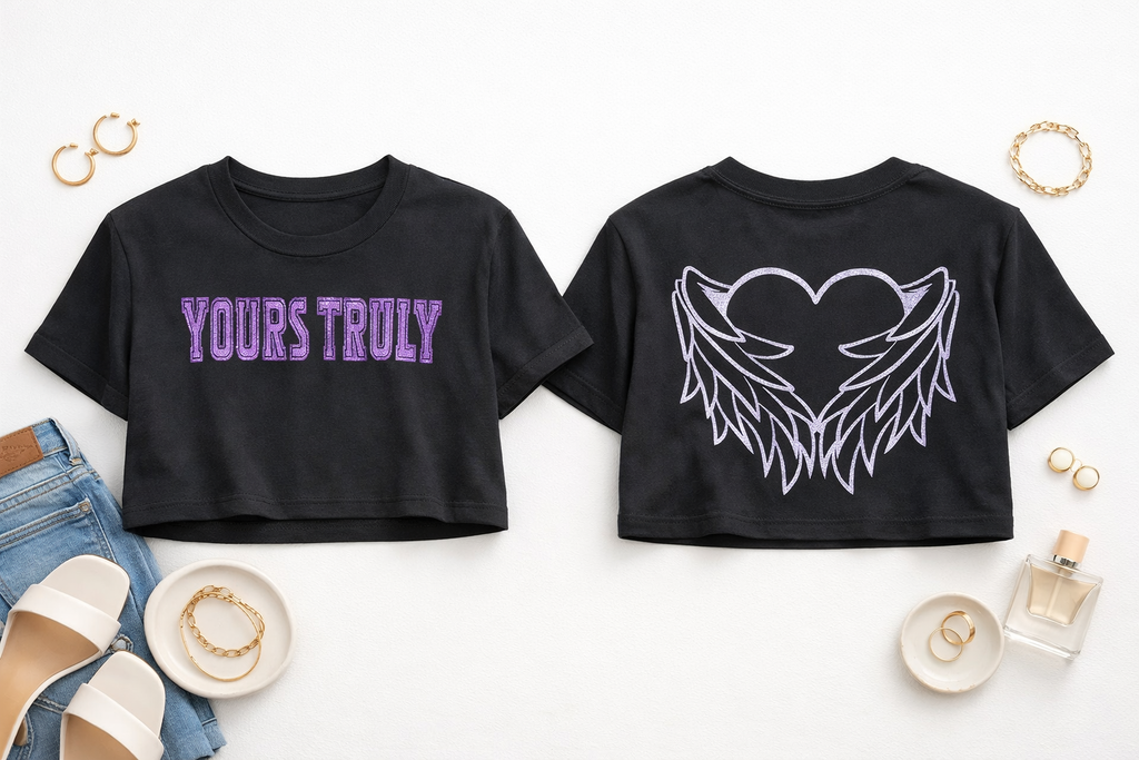 Yours Truly Crop Tee
